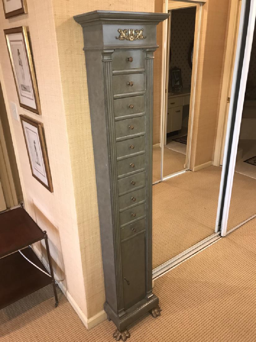 French Empire style Jewelry chest with ten drawers over (1 of 2)