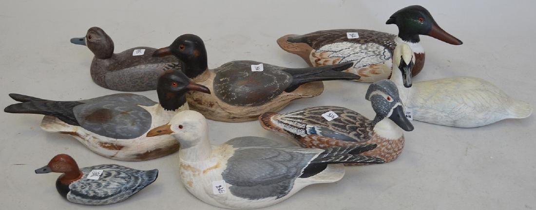 Vintage decoys, all signed Hazel Hurst, 1982 & 1983, (1 of 4)