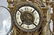 Antique bronze mantle clock, with time and strike - 3