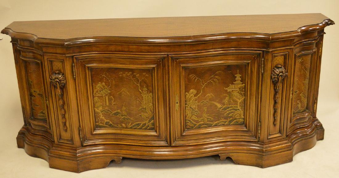 Karges oriental motif 2 cabinet door sideboard (some (1 of 4)