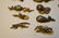 Twelve Antique Japanese Menuki Floral & Fruit Theme, - 3
