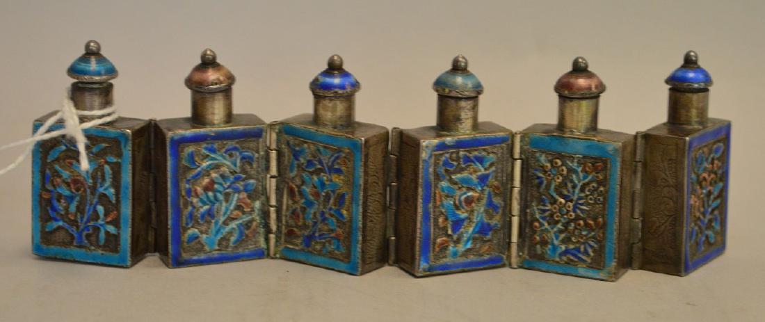 Antique Chinese Silver Folding Articulated Snuff Bottle (1 of 5)