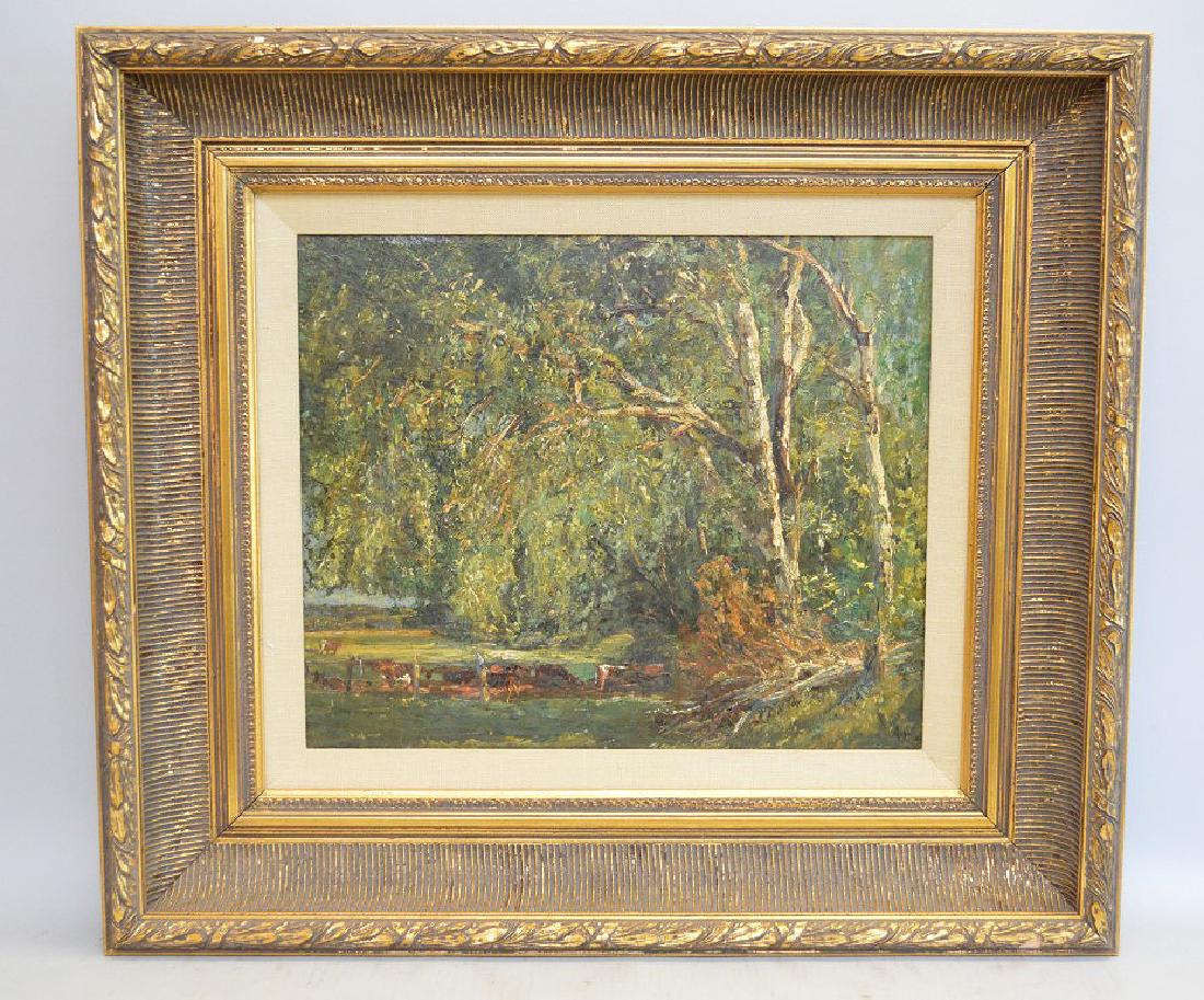 Aksel M Lassen (Denmark 1870 - 1946)  Landscape, white (1 of 6)