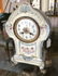 German Royal Bonn Porcelain Mantle Clock with Time &