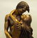 Manuel Vidal bronze sculpture of embracing couple with - 5