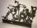 Welded Metal Found Object Sculpture of a Marching Band - 4