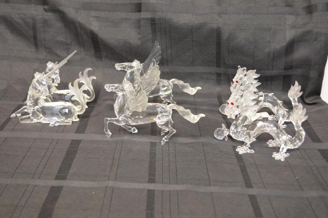 Collection of 6 Swarovski crystal figures, 2 Unicorns (1 of 4)