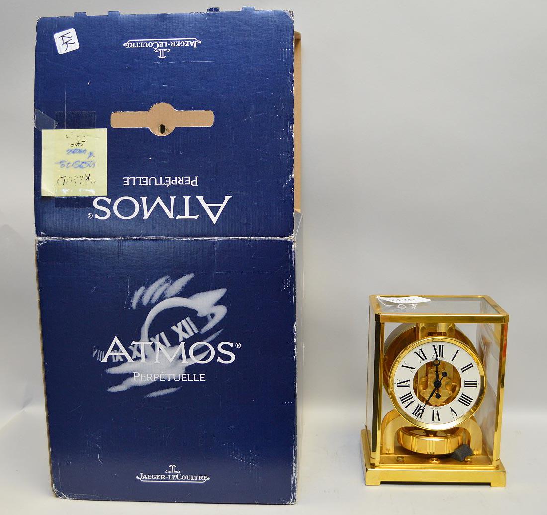 Jaeger Le Coultre Atmos clock, original box, 8 3/4"h x (1 of 6)