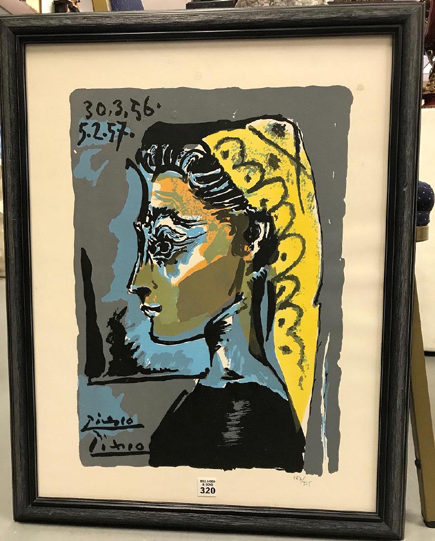 Pablo Picasso Print, numbered edition 138/375, (1 of 1)
