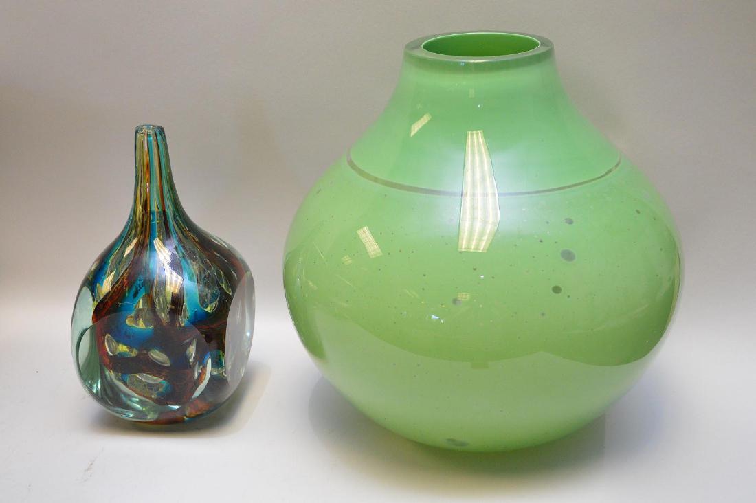 Two Art Glass Pieces Barbini Murano & American Artist - (1 of 5)