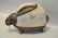 Greek Modernist Marble & Steel Rabbit Sculpture.