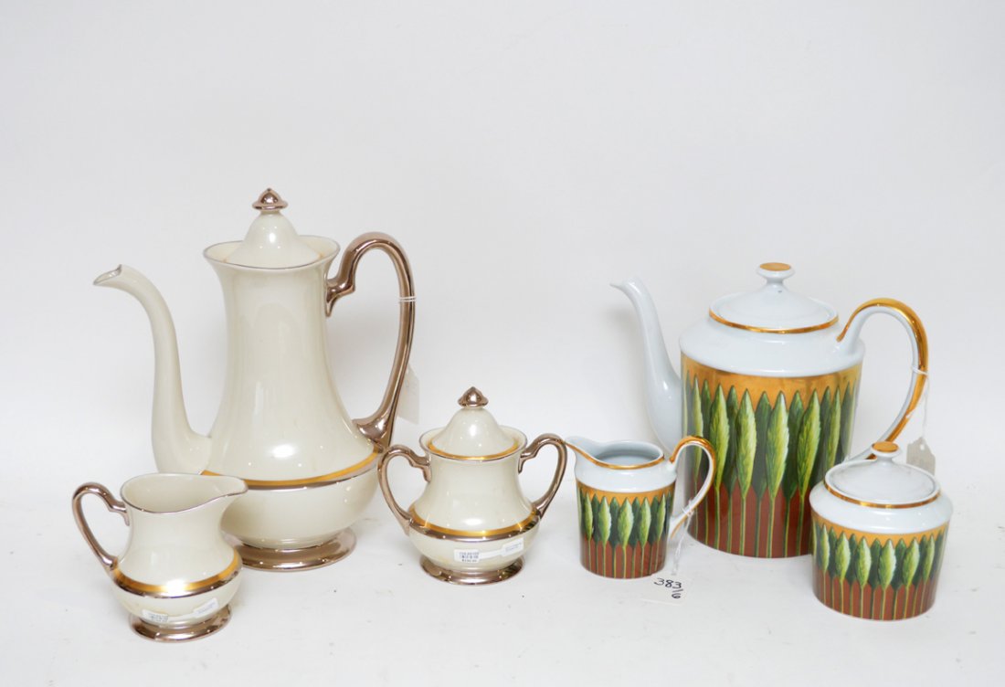 3 Piece Limoges "Jardin de Florence" Tea Set (1 of 5)