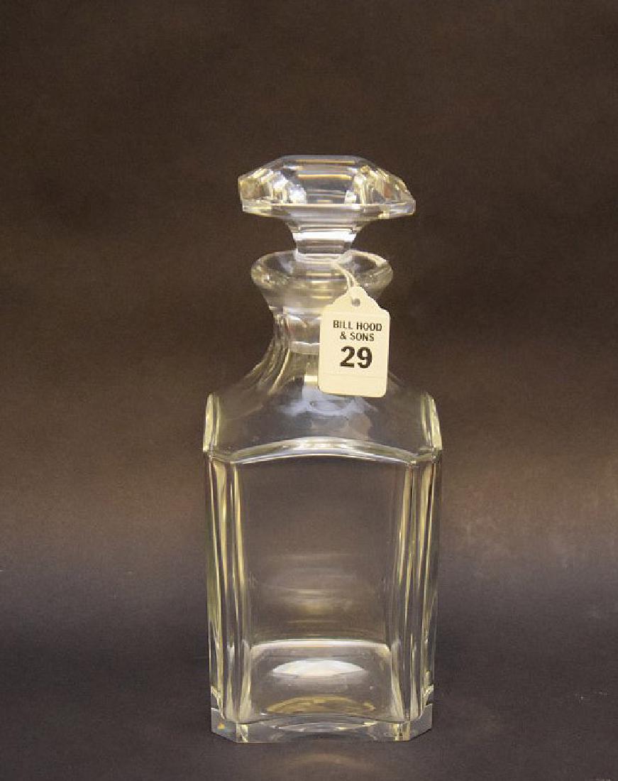Baccarat Plain Square Crystal Decanter - Acid stamped (1 of 5)