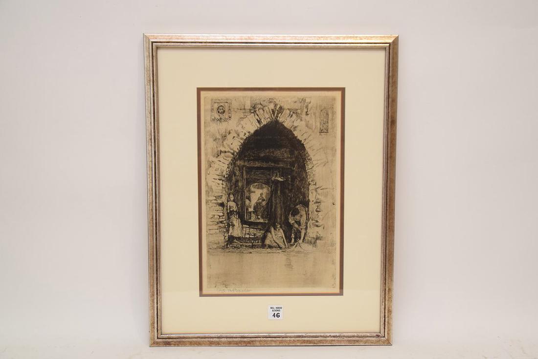 Otto Henry Bacher (AMERICAN, 1856–1909) Etching Venice (1 of 3)