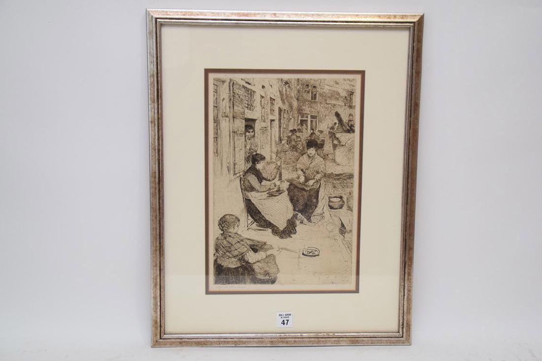 Otto Henry Bacher (AMERICAN, 1856–1909) Etching Venice (1 of 4)