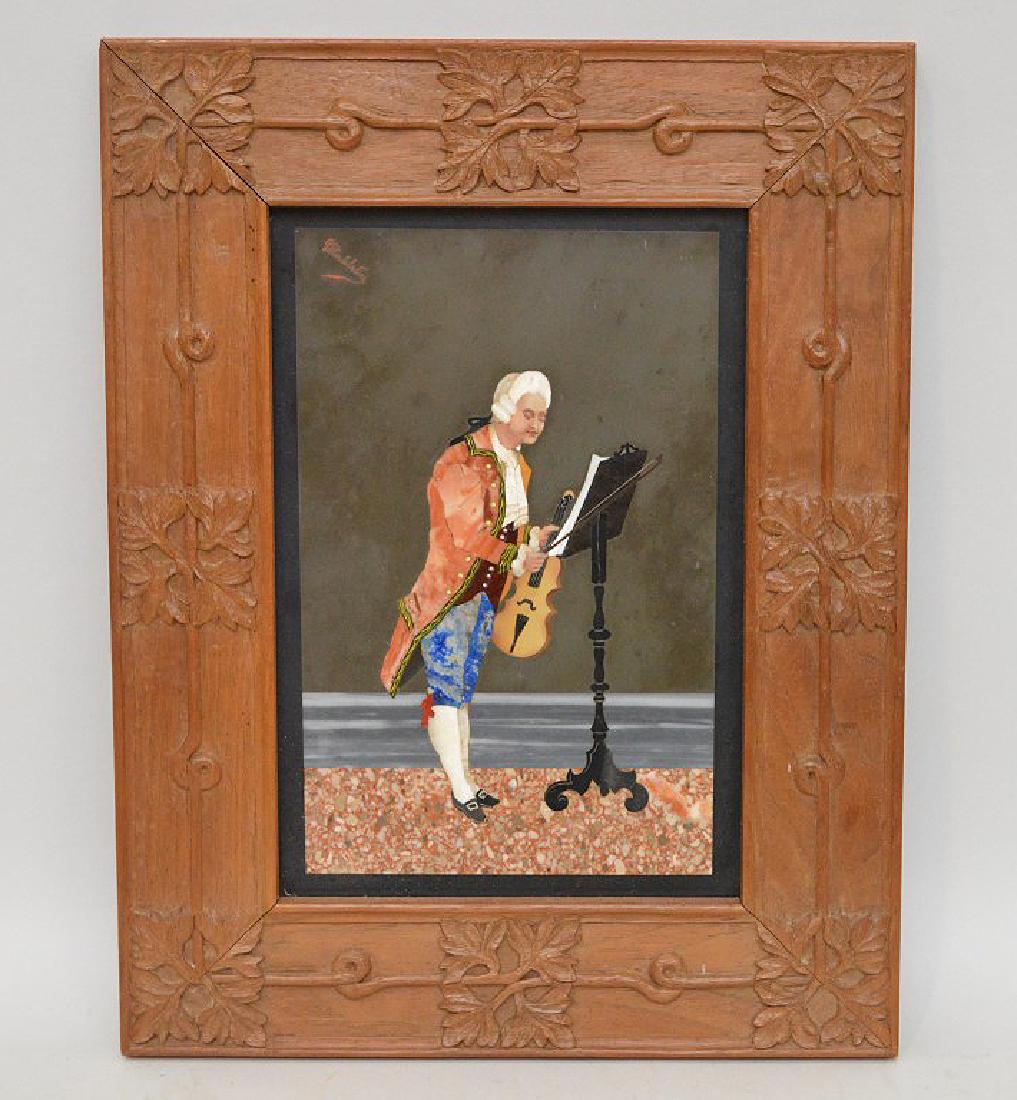 Pietra Dura Plaque, by Giovanni Montelatici depicting a (1 of 6)