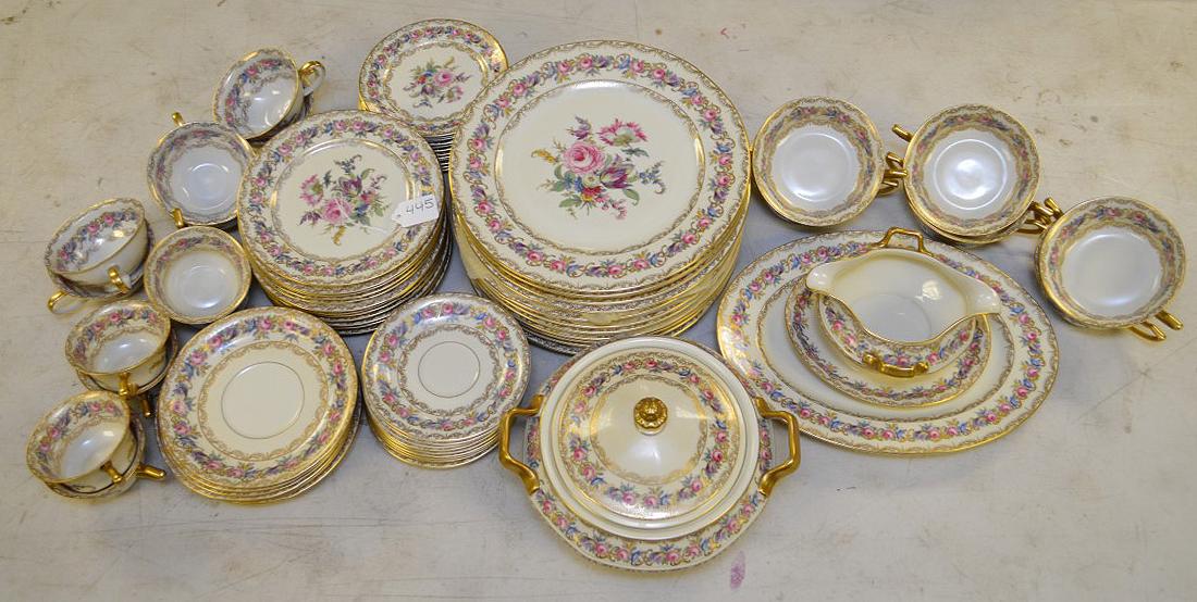 Rosenthal Ivory china service, "Vienna", incl; 12 (1 of 6)
