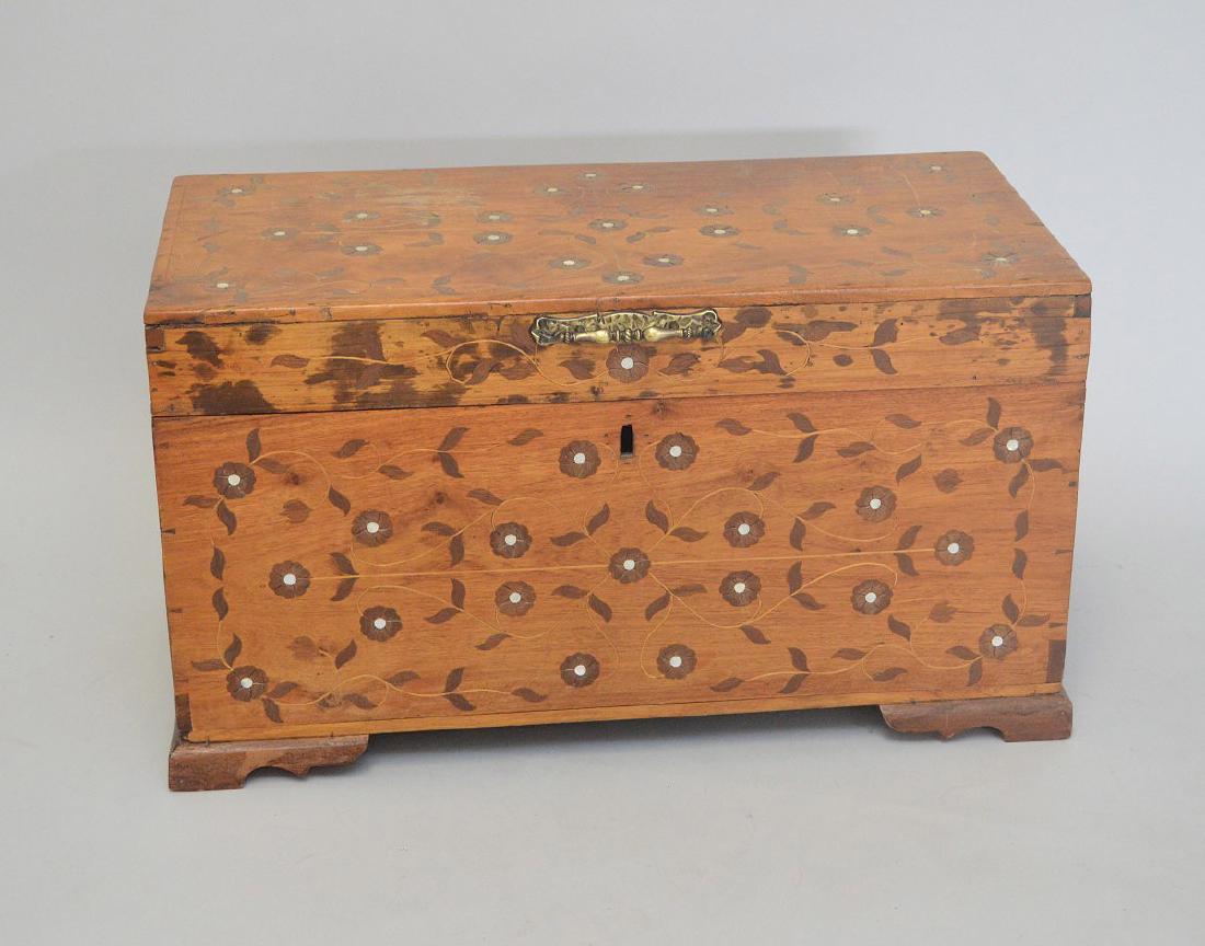 Continental inlay trunk, 17"h x 30"w (1 of 6)