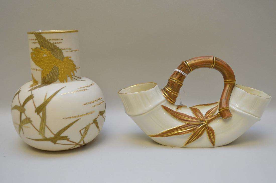 2 PIECES ROYAL WORCESTOR PORCELAIN.  1 Royal Worcester (1 of 6)