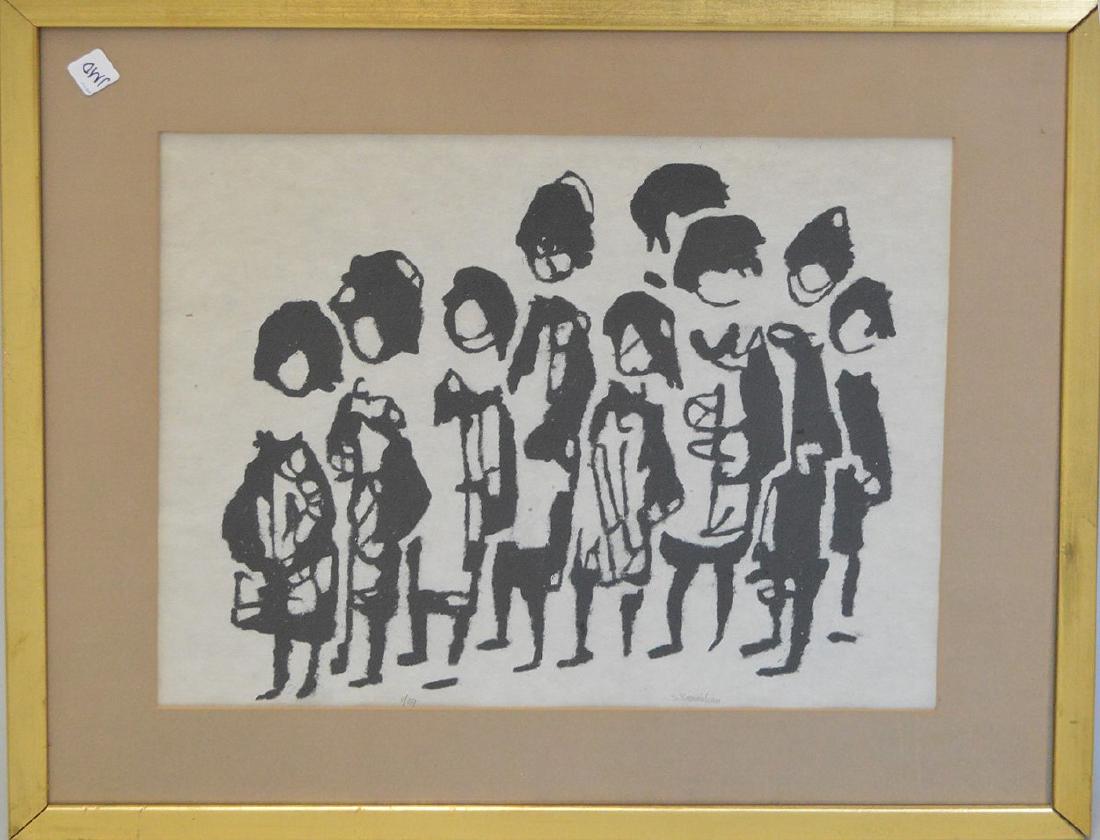 Sadie Skoletsky Rosenblum  (1899 - 1987) oil on paper, (1 of 7)