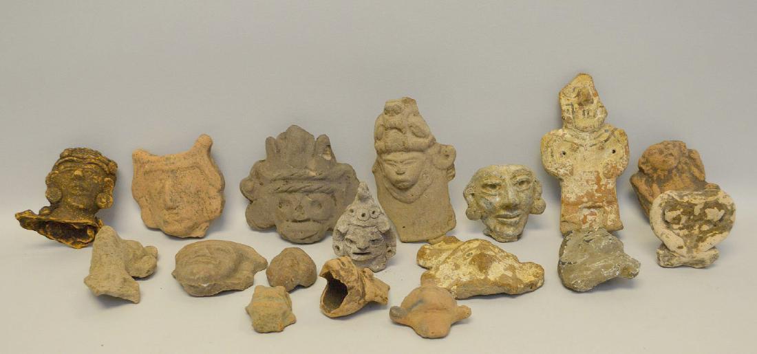 COLLECTION OF 17 PRE-COLUMBIAN EFFIGY ARTIFACTS - Each (1 of 4)