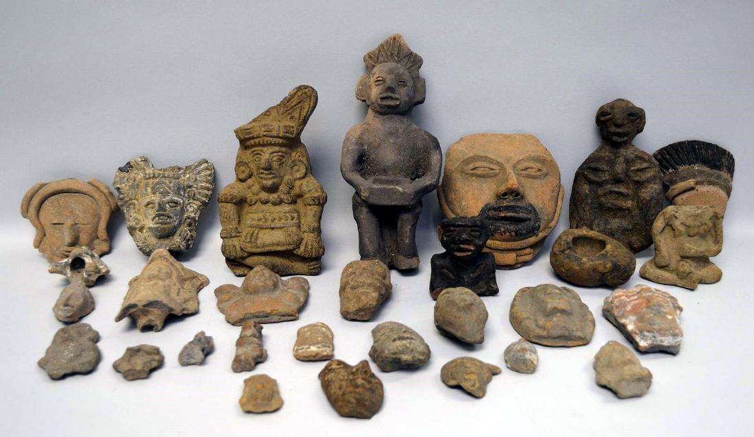 COLLECTION OF 29 PRE-COLUMBIAN EFFIGY ARTIFACTS - Each (1 of 4)