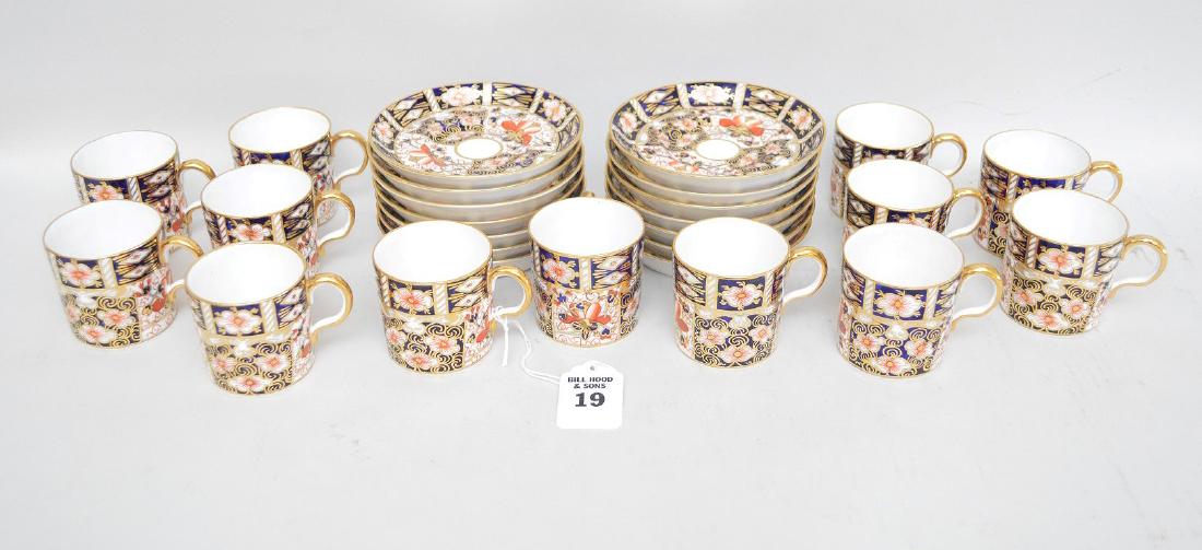 SET 14 ROYAL CROWN DERBY IMARI DEMITASSE CUPS AND (1 of 5)