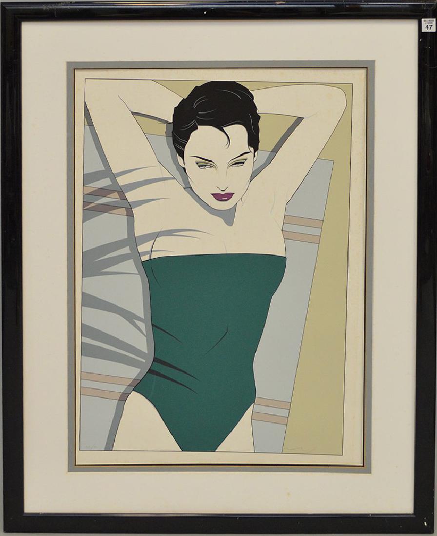 Patrick Nagel (American, 1945-1984) colored Serigraph, (1 of 8)