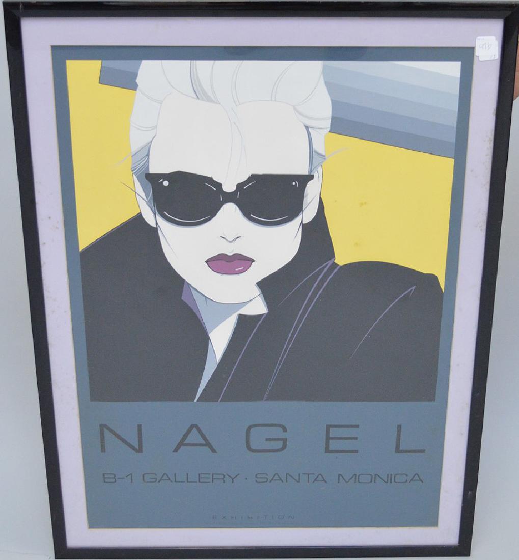 Patrick Nagel (American, 1945-1984) Serigraph Santa (1 of 5)
