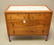 4 drawer chest with marble insert surface with mirror,