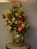 Italian ceramic jardinière complete with floral