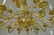 2 tier large brass chandelier, 6 arms above 12 arms, - 2