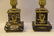 PAIR GILT BRONZE & MARBLE LAMPS. Condition: no damage. - 2