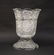 LARGE CUT GLASS VASE. Condition: good with minor under - 2