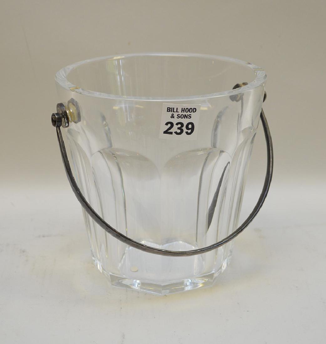 Baccarat ice bucket, 6"h (1 of 3)