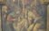 Oil on canvas Icon, Jesus & Mary, 16" x 17 1/2" - 3