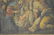 Oil on canvas Icon, Jesus & Mary, 16" x 17 1/2" - 4