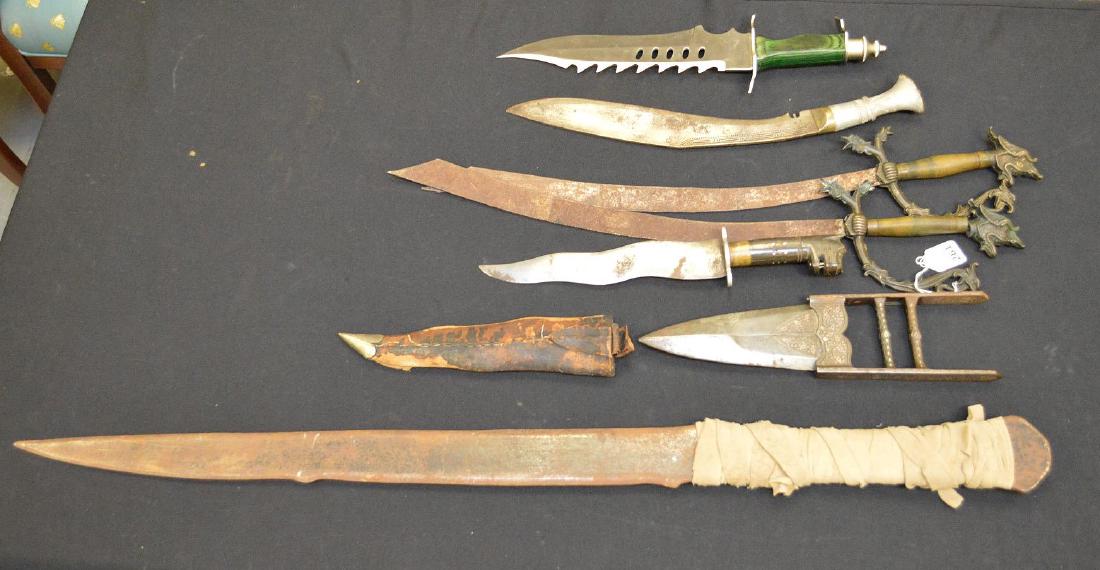 4 old knives and 3 swords (1 of 9)