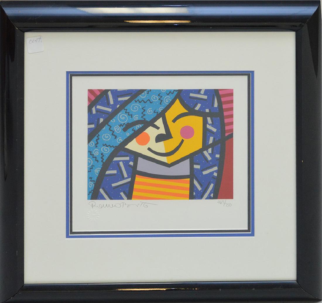 Romero Britto (BRAZILIAN, 1963) serigraph, pencil (1 of 5)