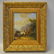 Horse & wagon on mountain trail, oil on panel, signed