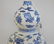 CHINESE PORCELAIN GOURD FORM VASE with blue decoration - 3