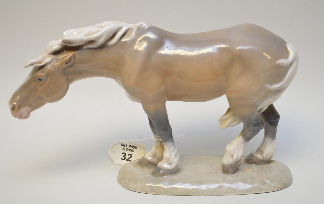 Royal Copenhagen Windswept Horse by Lauritz Jensen,: Royal Copenhagen Windswept Horse by Lauritz Jensen, 1912 (fine condition)