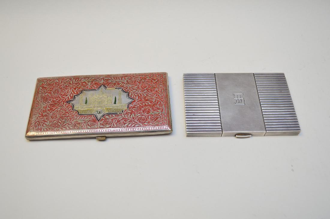 1950’s PUIFORCAT CIGARETTE BOX - together with an (1 of 11)