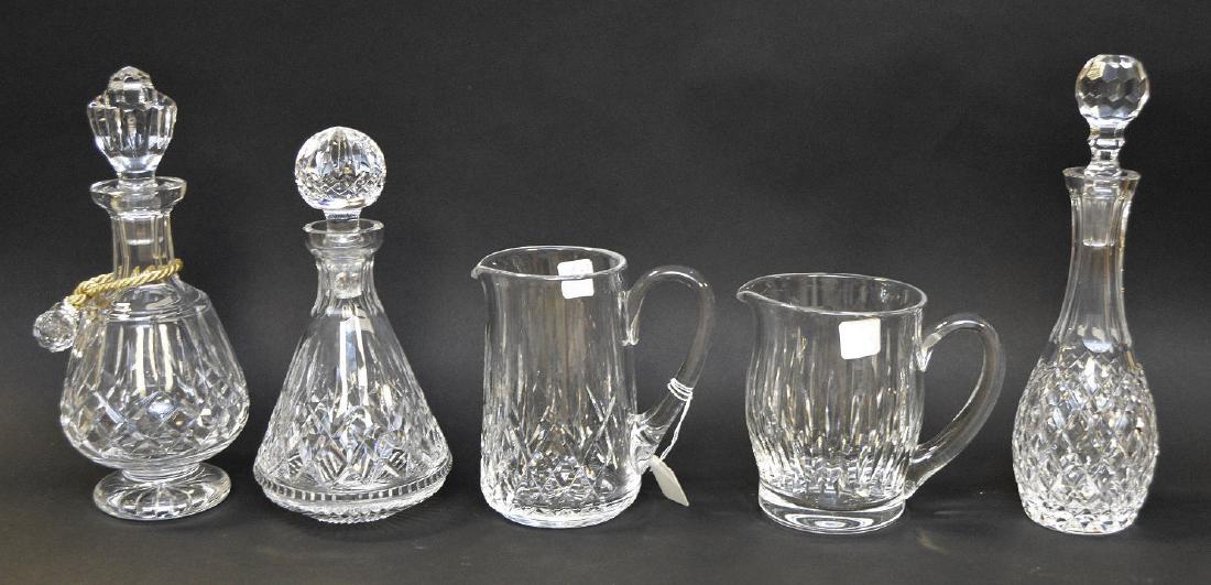 (5) assorted signed Waterford glassware:  (3) (1 of 3)