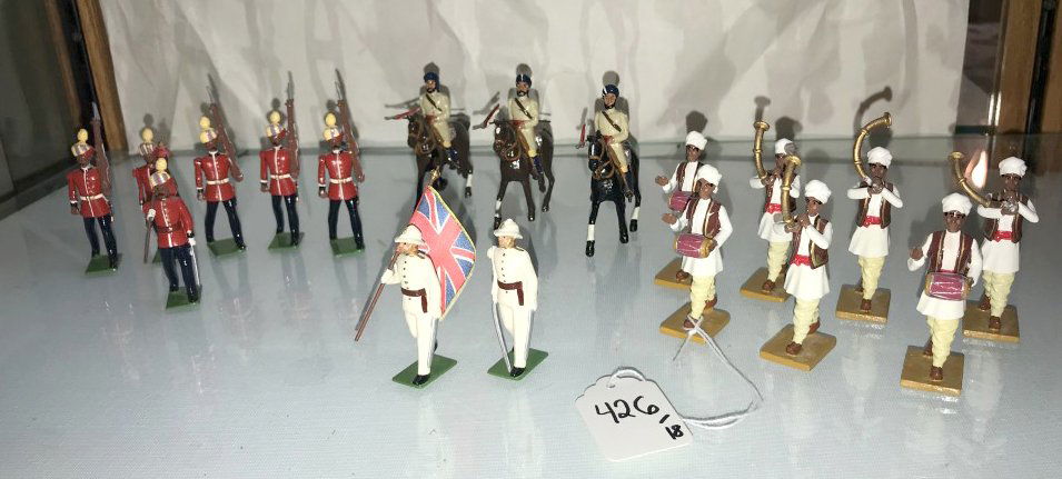 COLLECTION OF 18 LEAD SOLDIERS- Includes seven Beau (1 of 4)