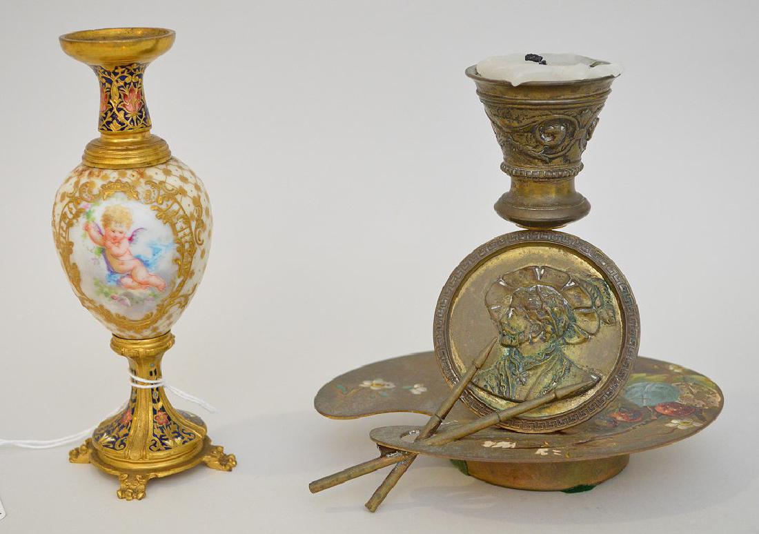 2 19th Century French Bronze Articles.  French Gilt (1 of 6)