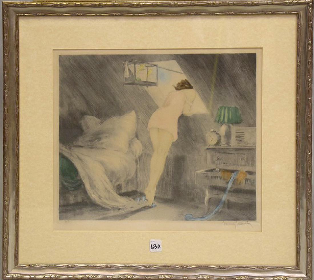 Louis Icart (French 1888 - 1950) color Etching, hand (1 of 5)