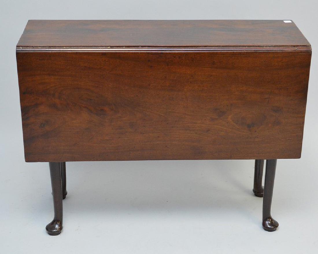 English mahogany 19th c. Queen Anne style drop leaf (1 of 4)