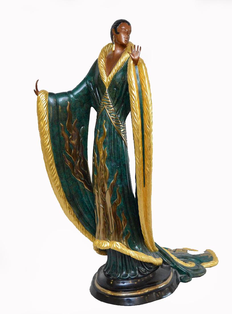 ERTE LIMITED EDITION BRONZE FEMME DE LUX FIGURE Erte (1 of 5)