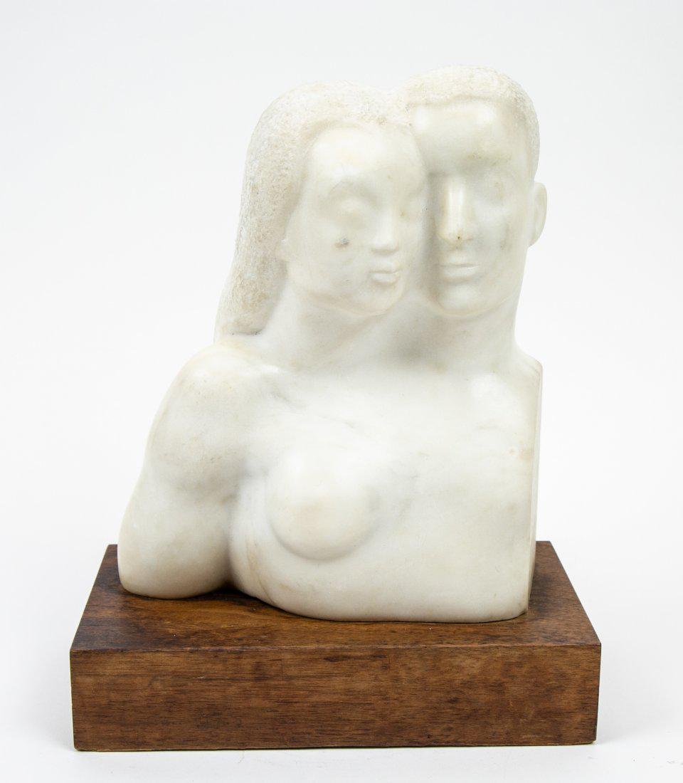 Nancy Dryfoos (American. 1917-1991) Alabaster carved (1 of 6)